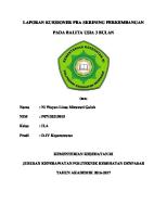 KPSP 3 Bulan Puskesmas Densel 1