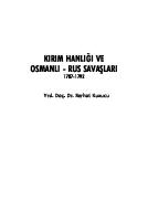 Kırım Hanlığı ve Osmanlı-Rus Savaşları
 9789758839957 [PDF]