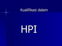 Kualifikasi Dalam HPI