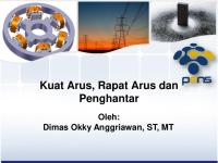 Kuat Arus, Rapat Arus Dan Penghantar