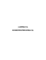 Kuesioner Stress Kerja [PDF]