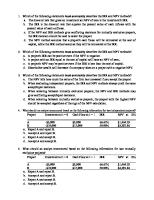 Kuis NPV Vs IRR (CH 5 and 6)