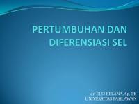 Kuliah 4 - Pertumbuhan Dan Diferensiasi Sel