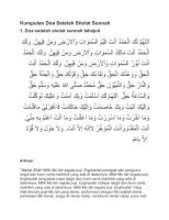 Kumpulan Doa Setelah Sholat Sunnah [PDF]