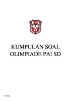 KUMPULAN SOAL OLIMPIADE PAI SD-Sindy [PDF]