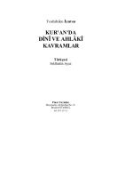 Kur'an'da Dini ve Ahlaki Kavramlar
 9753520190 [PDF]