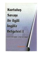 Kurtuluş Savaşında Ingiliz Belgeleri