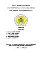 K'7. Komputer Personal Dan Komunikasi Bisnis