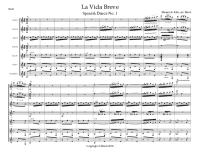 La Vida Breve Expanded No Requinto Score