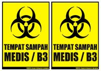 Label Tempat Sampah Medis