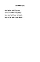 Lagu 4 Kata Ajaib [PDF]