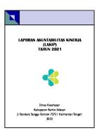 Lakip Dinas Kesehatan 2021 - 024305 [PDF]