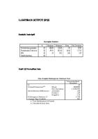 Lampiran Output SPSS PDF