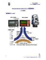 Langkah Total Sokkia CX 105