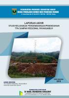 Laporan Akhir Studi Kelayakan TPA Payakumbuh