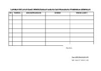 Laporan Bulanan Hasil Pemeliharaan Sarana Dan Prasarana Puskesmas Gedongan [PDF]