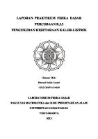 Laporan Fisdas Kesetaraan-Kalor [PDF]