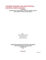 Laporan Hazard Analysis Critical Control Points