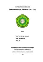 Laporan Hematologi 11 Indeks Eritrosit [PDF]