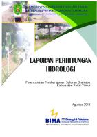 Laporan Hidrologi Sangatta Rev [PDF]