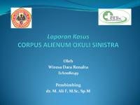 Laporan Kasus Corpus Alienum