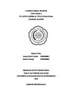 Laporan Kerja Praktek PT LOTTE CHEMICAL TITAN NUSANTARA