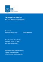 Laporan Kerja Praktek PT. Yasa Wahana Tirta Samudera [PDF]