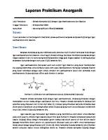 Laporan Kompleks Cu (II) Asetilasetonato Dan Oksalato - Vienntiny