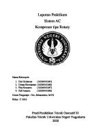 Laporan Kompresor Rotary PDF