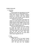 Laporan Pendahuluan Eliminasi [PDF]