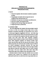 Laporan Pengamatan Ilmiah Dan Stoikiometri [PDF]