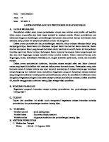 Laporan Pengamatan Pertumbuhan Tanaman [PDF]