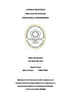 Laporan Praktikum Antropometri Iqlima [PDF]