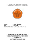 Laporan Praktikum Biokimia Percobaan Lipid