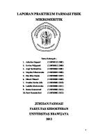 Laporan Praktikum Farmasi Fisik [PDF]