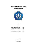 Laporan Praktikum Indikator Asam Basa Alami [PDF]