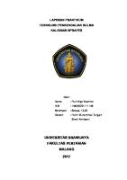 Laporan Praktikum Kalibrasi Sprayer [PDF]