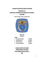 Laporan Praktikum Pengaruh Temperatur Terhadap Material Polimer [PDF]