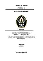 Laporan Praktikum Petrologi: Batuan Sedimen Karbonat