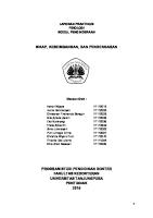 Laporan Praktikum Sikap Keseimbangan Dan Pendengaran [PDF]