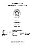 Laporan Resmi Praktikum Fisika Dasar [PDF]