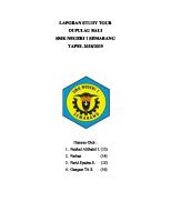 Laporan Study Tour SMK Negeri 1 Semarang [PDF]