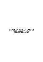 Laporan Tindak Lanjut Pertemuan KP