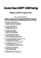 Latihan Soal AcEPT UGM 1 [PDF]