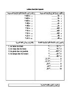 Latihan Soal Isim Isyarah