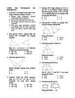 Latihan Soal Kesebangunan Dan Kekongruenan [PDF]