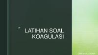 Latihan Soal - Koagulasi