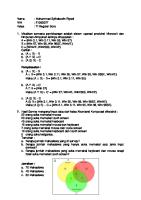 Latihan Soal Matematika Diskrit Muhammad Syihabudin Riyadi