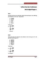 Latihan Soal Sifat Koligatif