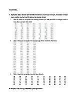 Latihan Soal UTS Statistika